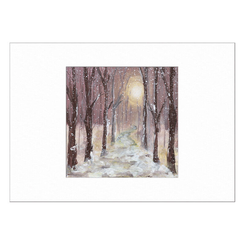 Winter Wonderland Limited Edition Print with Mount